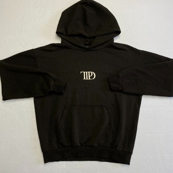 Taylor Swift The Tortured Poets Department Hoodie Women's L Brown Sweatshirt - Picture 1 of 11